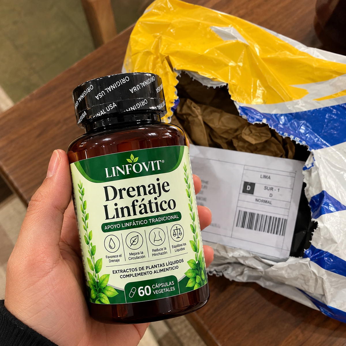 LINFOVIT Drenaje Linfático – 60 Cápsulas Vegetales