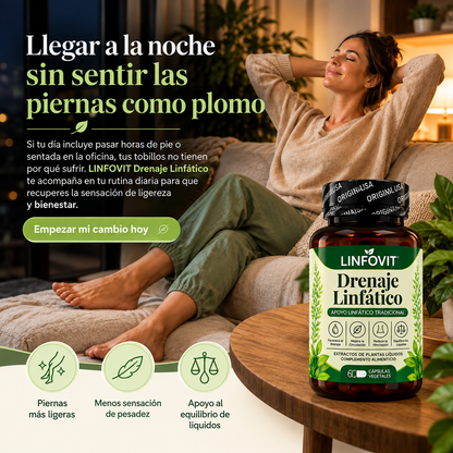 LINFOVIT Drenaje Linfático – 60 Cápsulas Vegetales