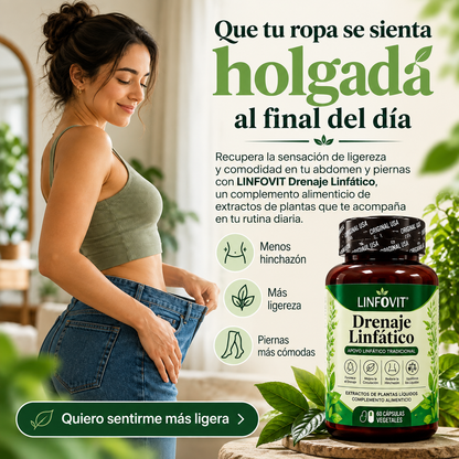 LINFOVIT Drenaje Linfático – 60 Cápsulas Vegetales